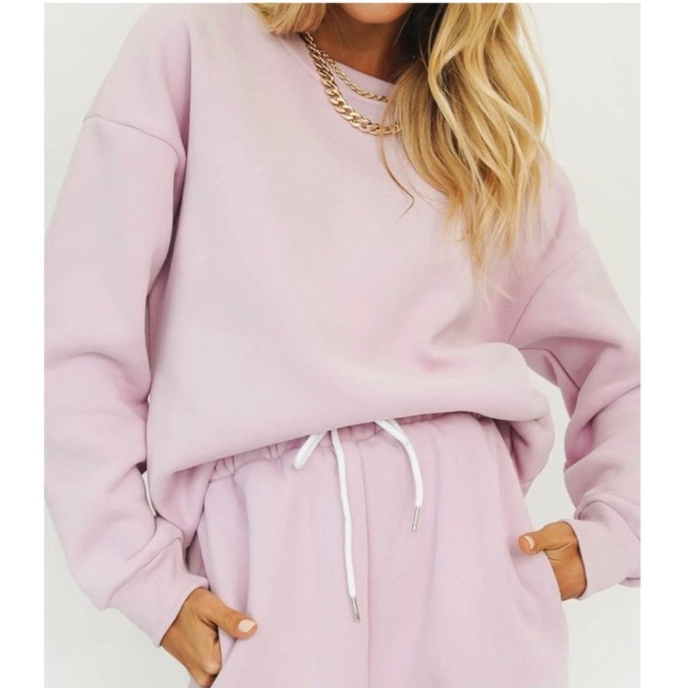 Morrisday The Label Lilac Beverly Hills Sweater
